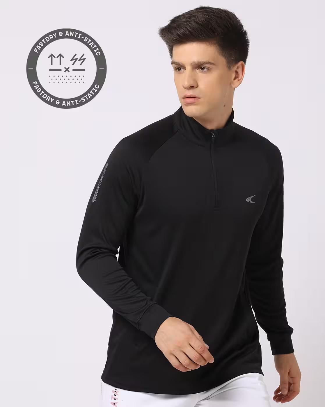 High-Neck Jacket with Insert Pockets