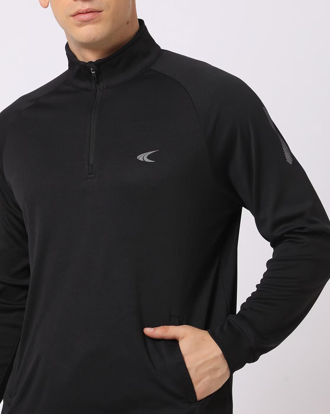 High-Neck Jacket with Insert Pockets