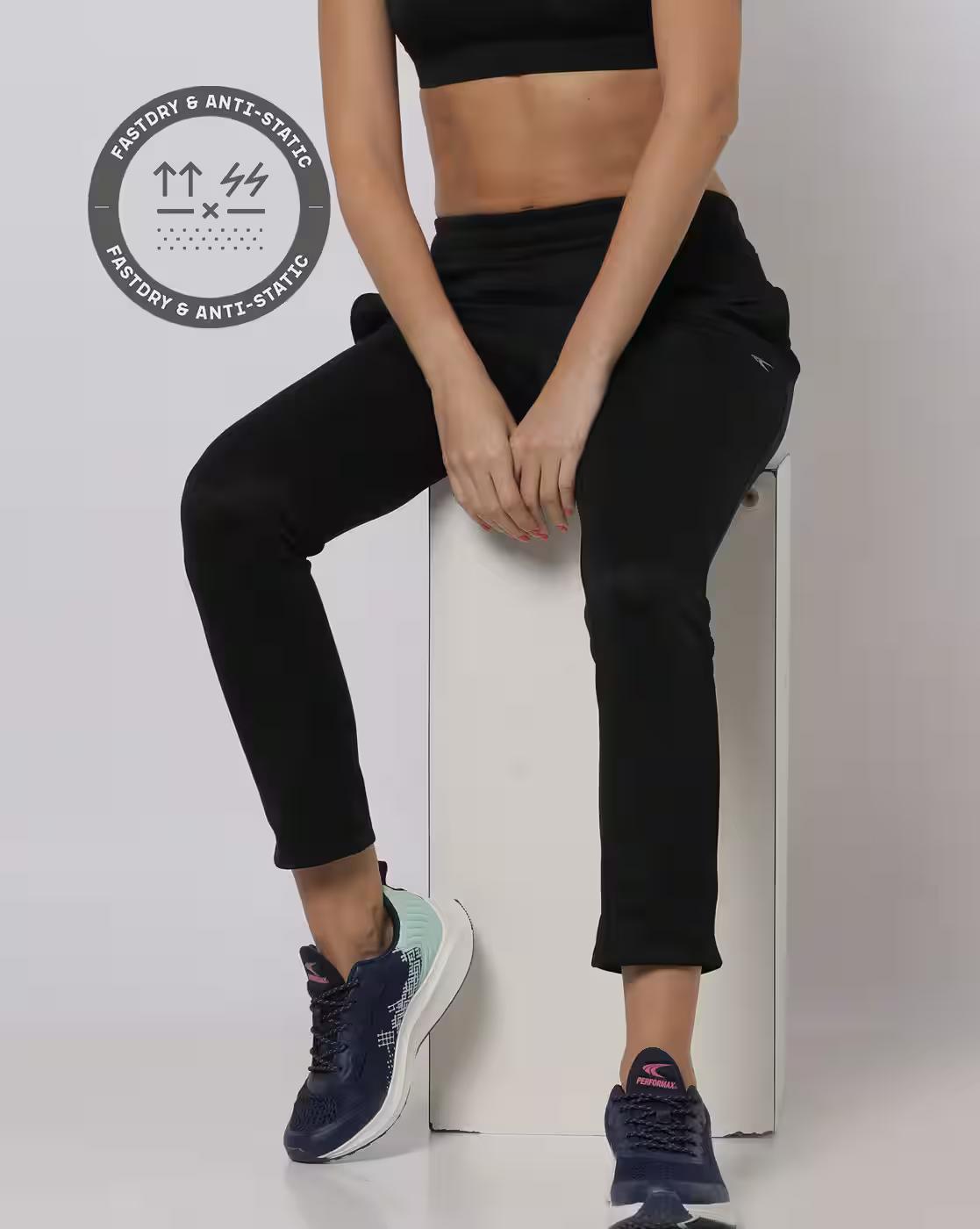 Women Basic Fastdry Antistatic Straight Track Pants
