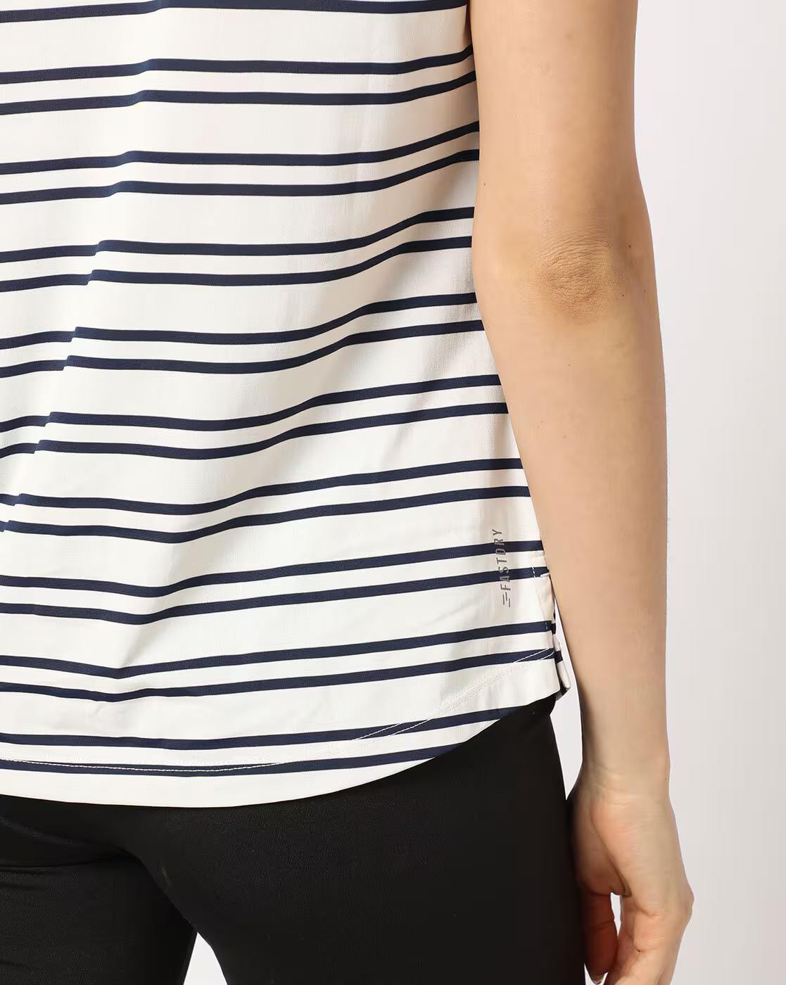 Striper Tee, WHITE, S