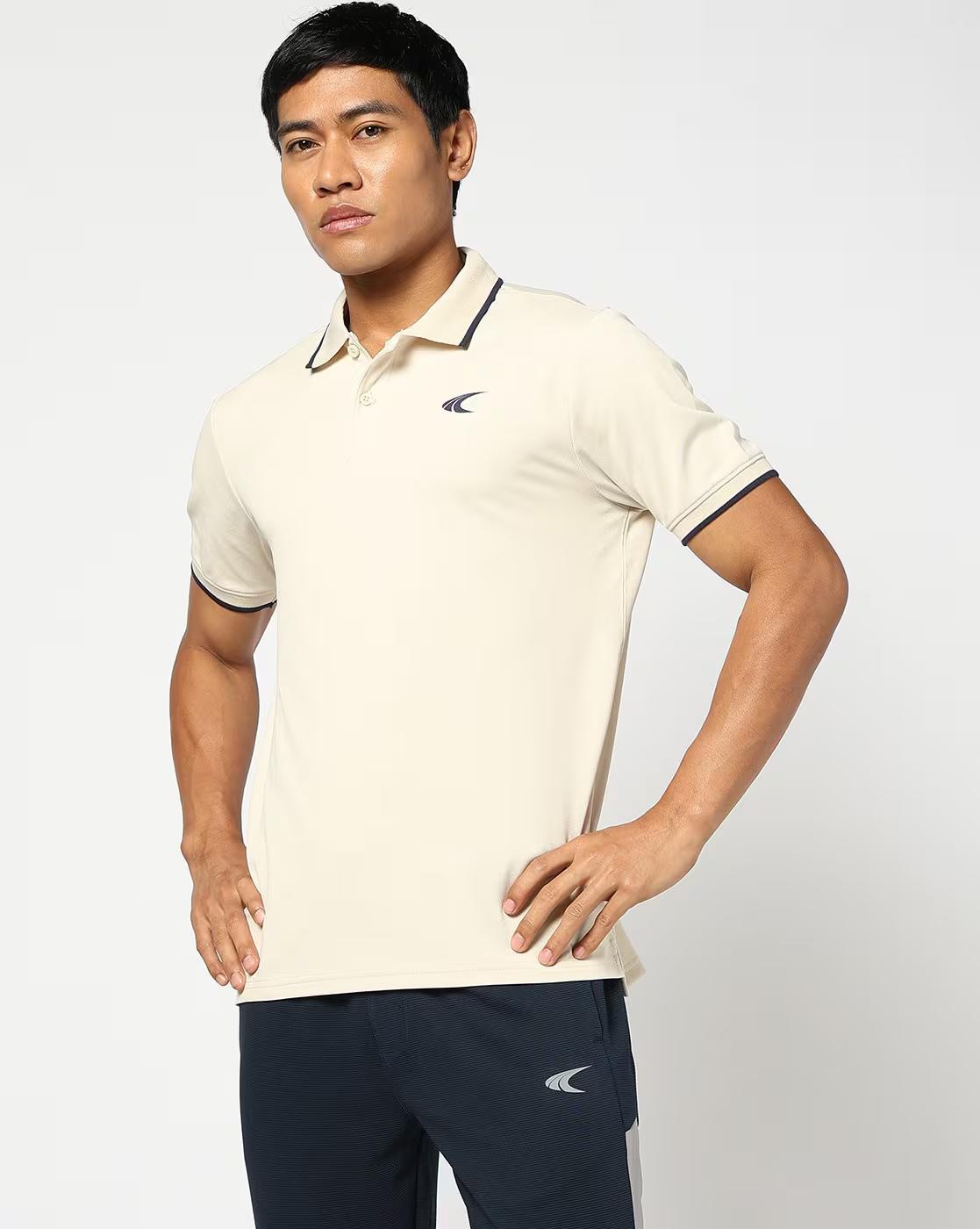 POLO, BEIGE, L