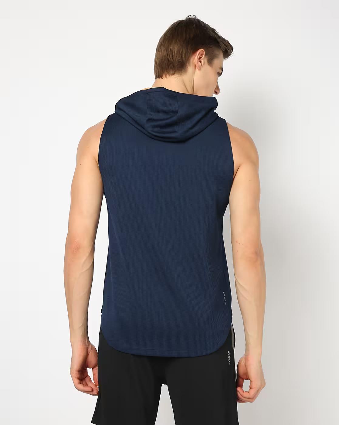 Men Regular Fit Hooded T-Shirt