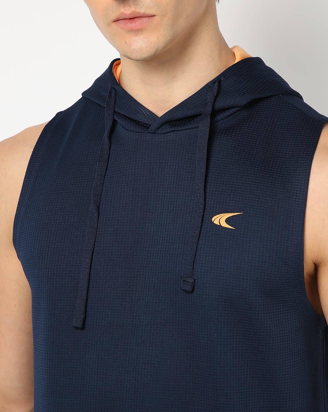 Men Regular Fit Hooded T-Shirt
