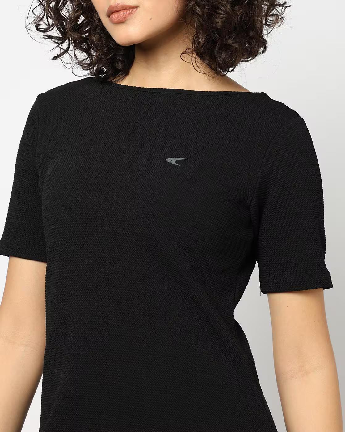 LONG LINE KURTEE WI, BLACK CHARCOAL, XXL