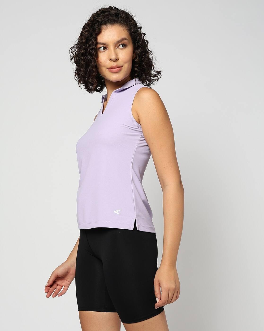 SLEEVELESS JOHNNY COLLAR PO, LAVENDER