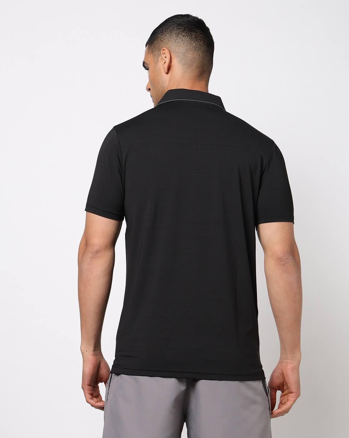 Men Cutaway-Collar Regular Fit Polo T-Shirt