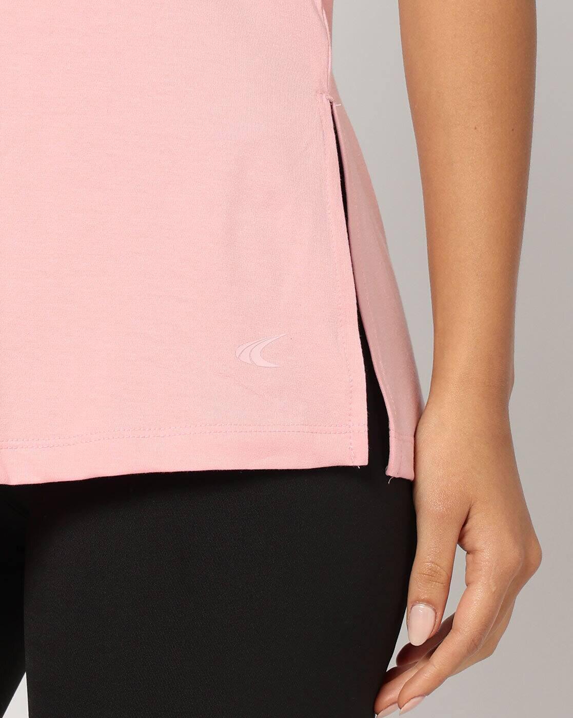 Women V-Neck Fitted Sporty T-Shirt