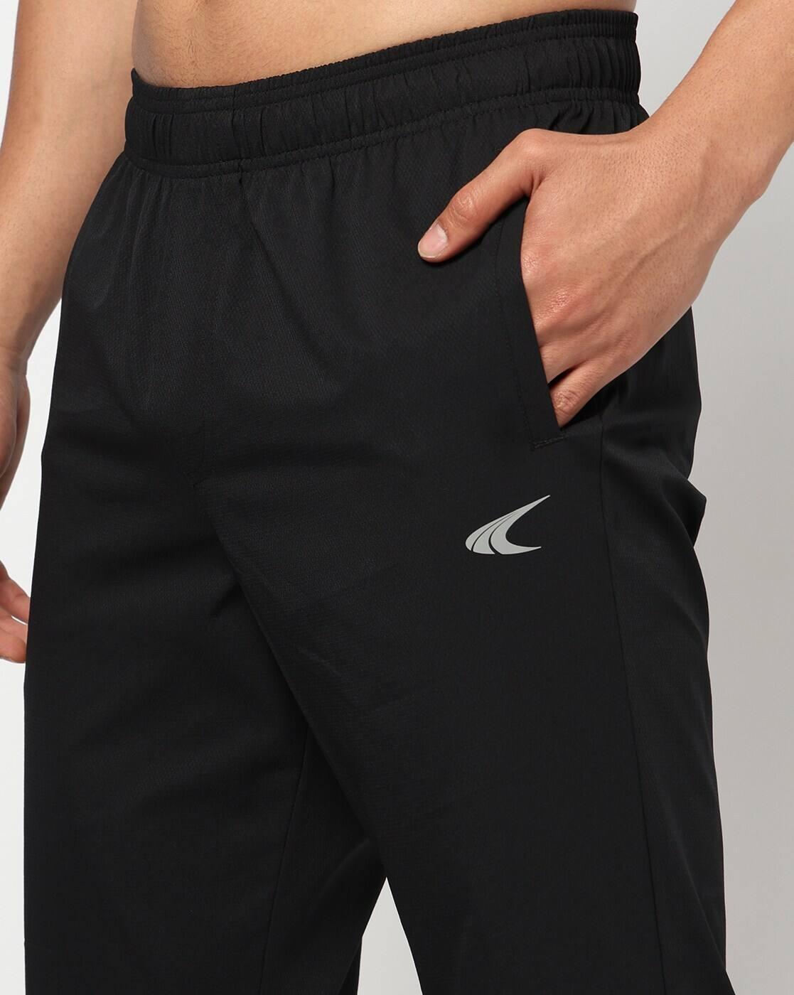 Men Training Woven Structured Straight Track Pants