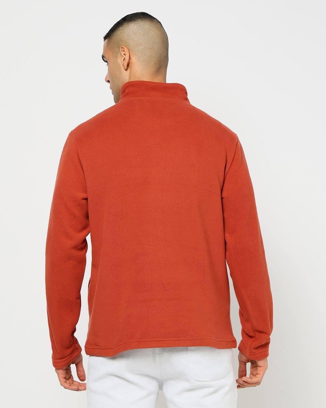 Men Regular Fit High-Neck Sweatshirt