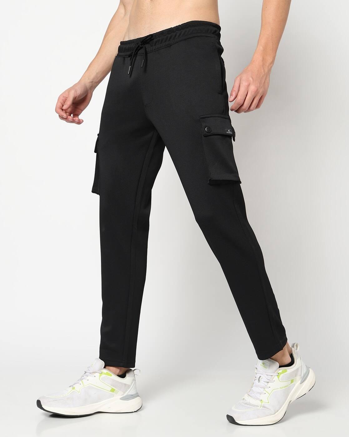 Men Mid-Rise Regular Fit Straight Track Pants