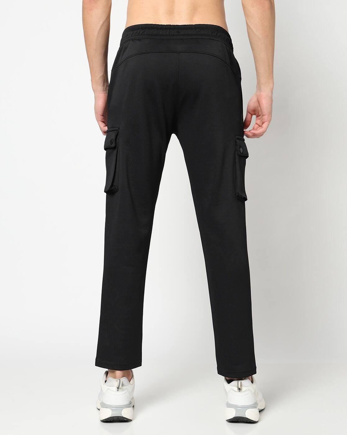 Men Mid-Rise Regular Fit Straight Track Pants