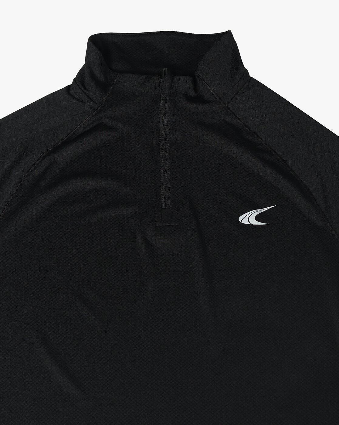 Men Running Light Weight Troyer T-Shirt with Reflective Detail