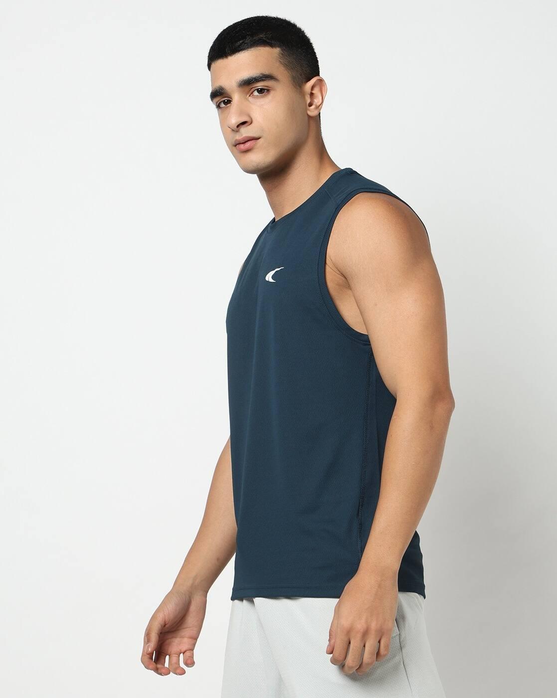 Men Regular Fit Round-Neck Singlet