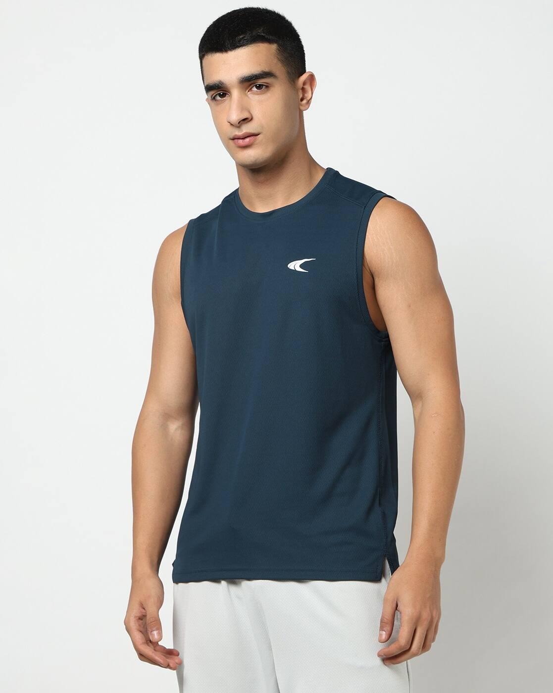 Men Regular Fit Round-Neck Singlet