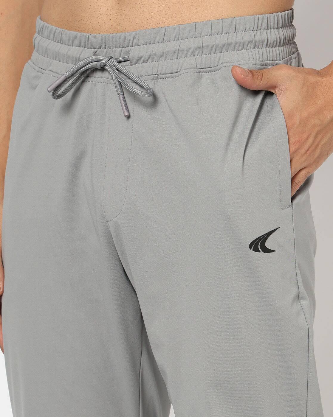 Men Regular Fit Straight Trackpants