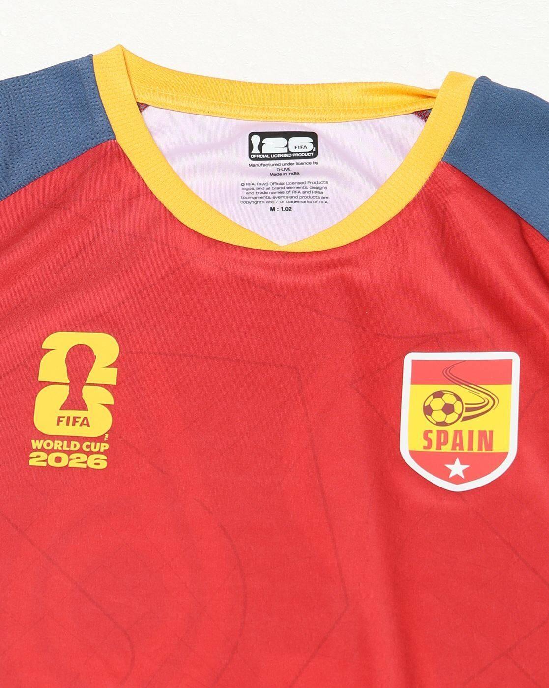Official Licensed Product -FIFA Worldcup-26 Spain Football Jersey