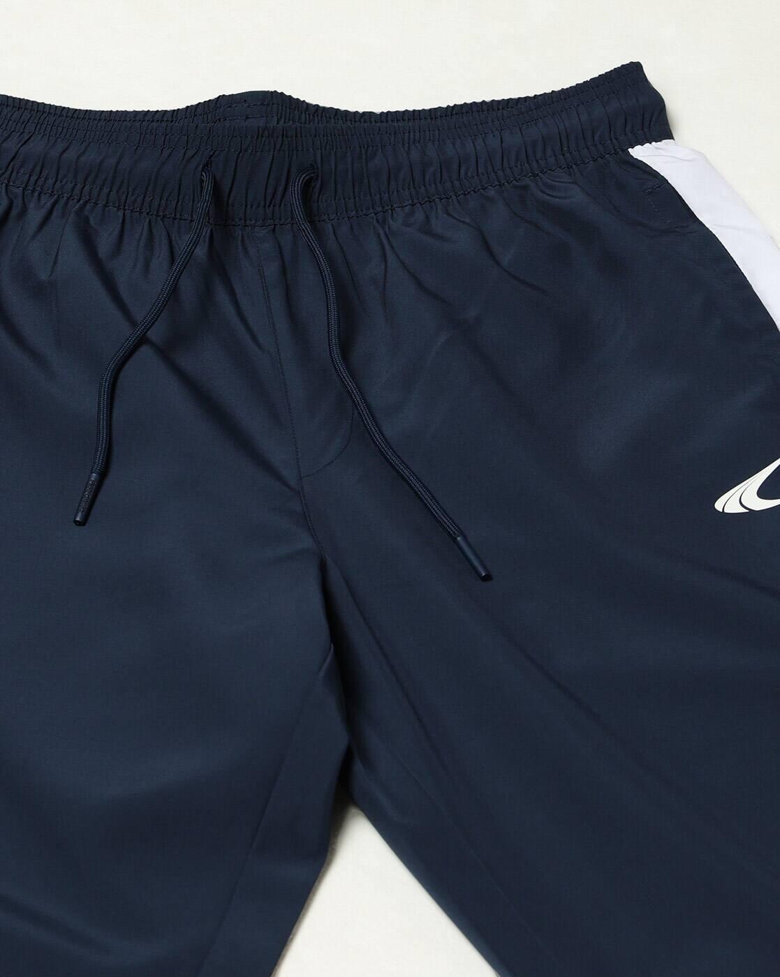 Men Active Lifestyle Panel Straight Woven Track Pants