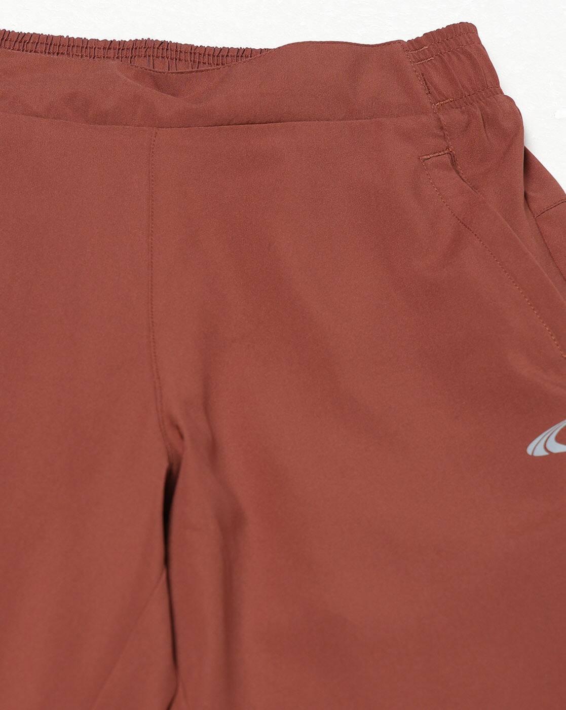 Women Running Solid Cropped Darted Track Pants