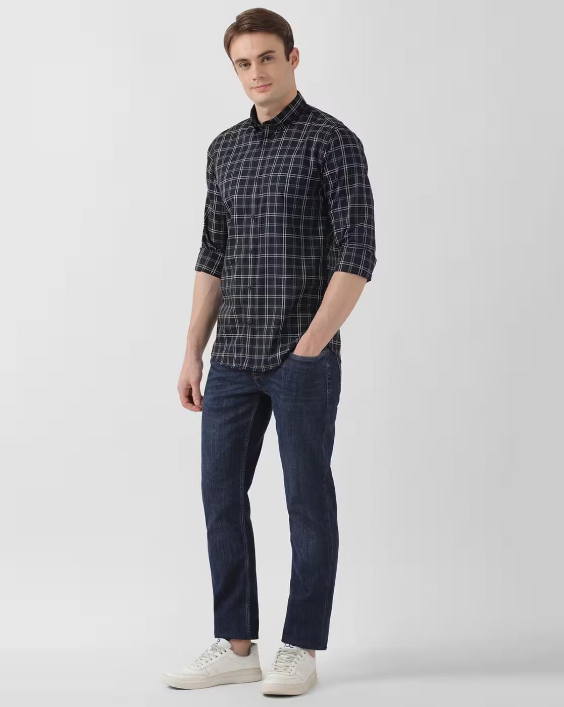 PE CASUAL FGSHIRT PCSFSSLPD51, BLACK, 44