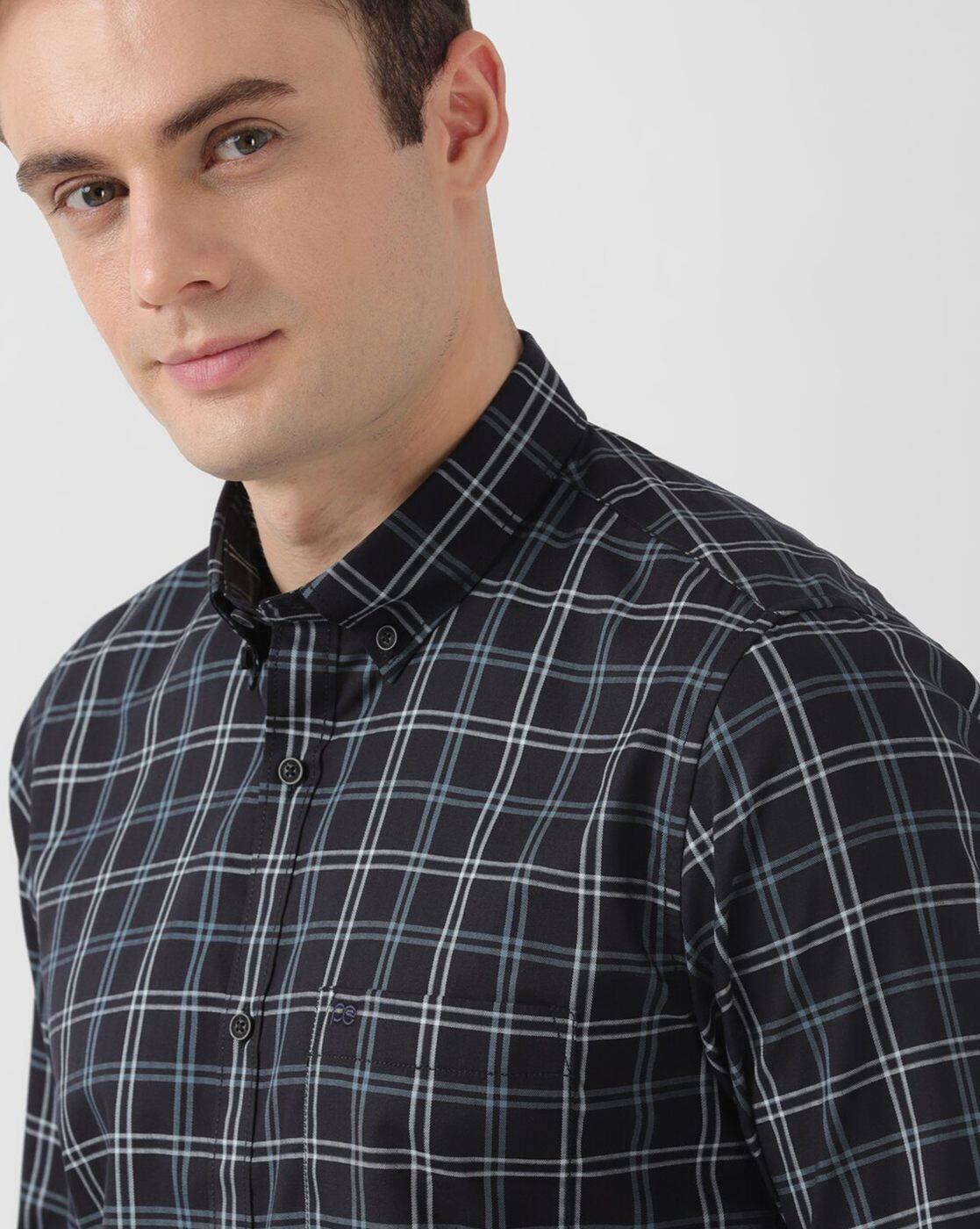 PE CASUAL FGSHIRT PCSFSSLPD51, BLACK, 44