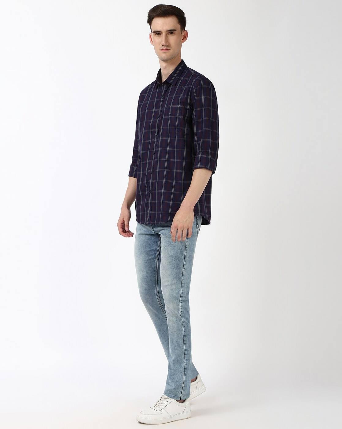PETER ENGLAND CASUALS,MENS CASUAL,NAVY