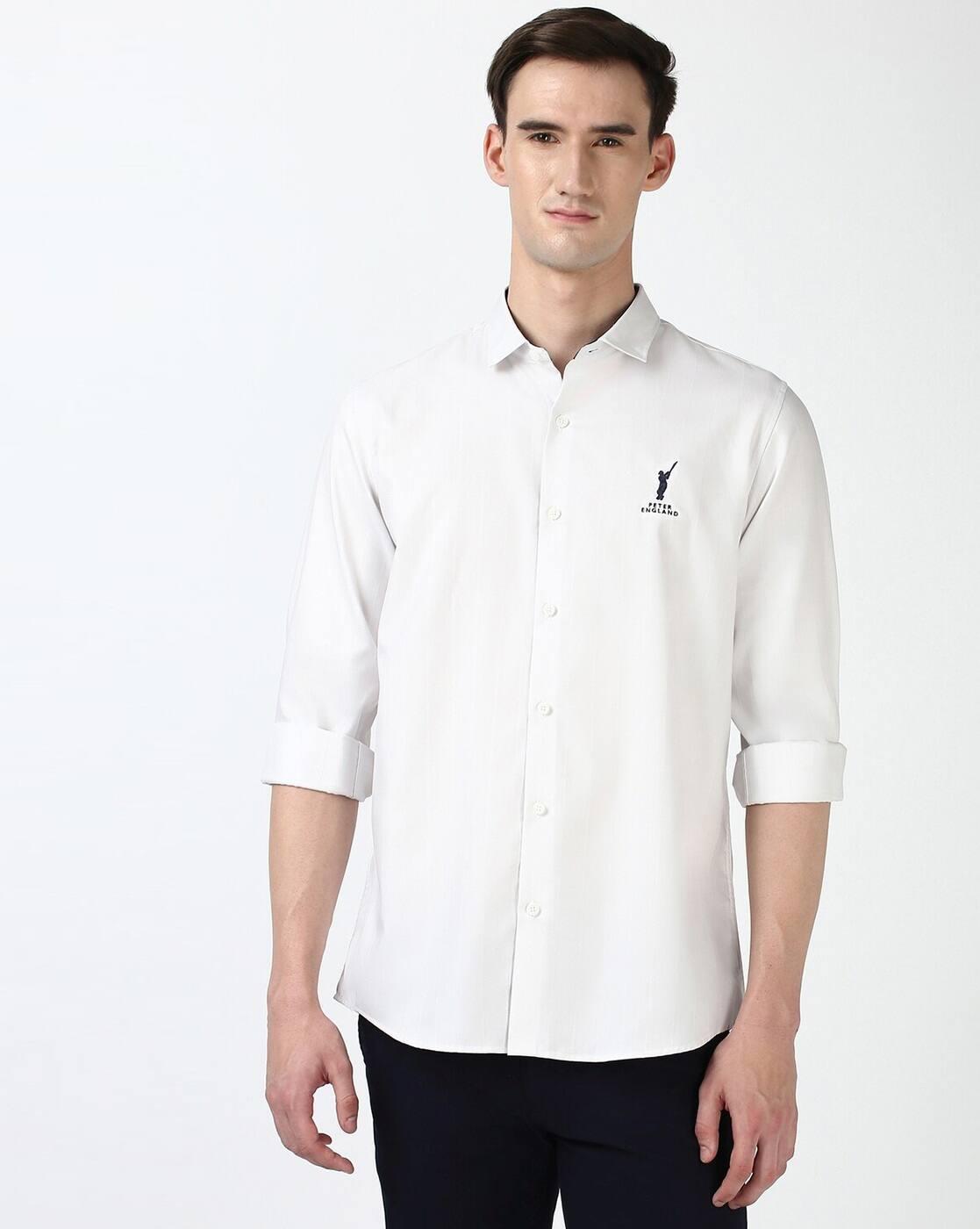 PE CASUAL SHIRT  PCSFTSLPI233, CREAM, 44