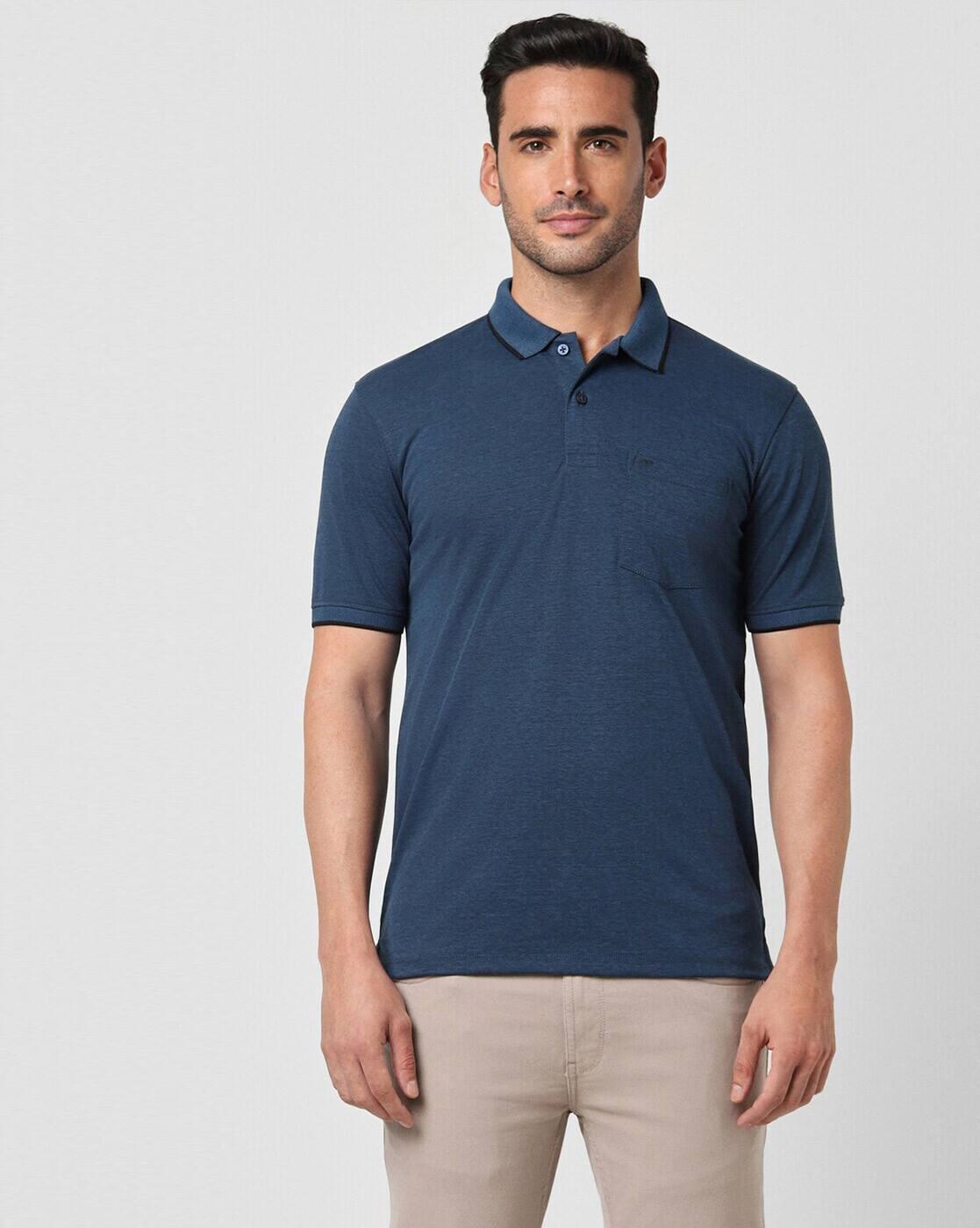 PETER ENGLAND TSHIRT  PEKWORGPT, NAVY, S