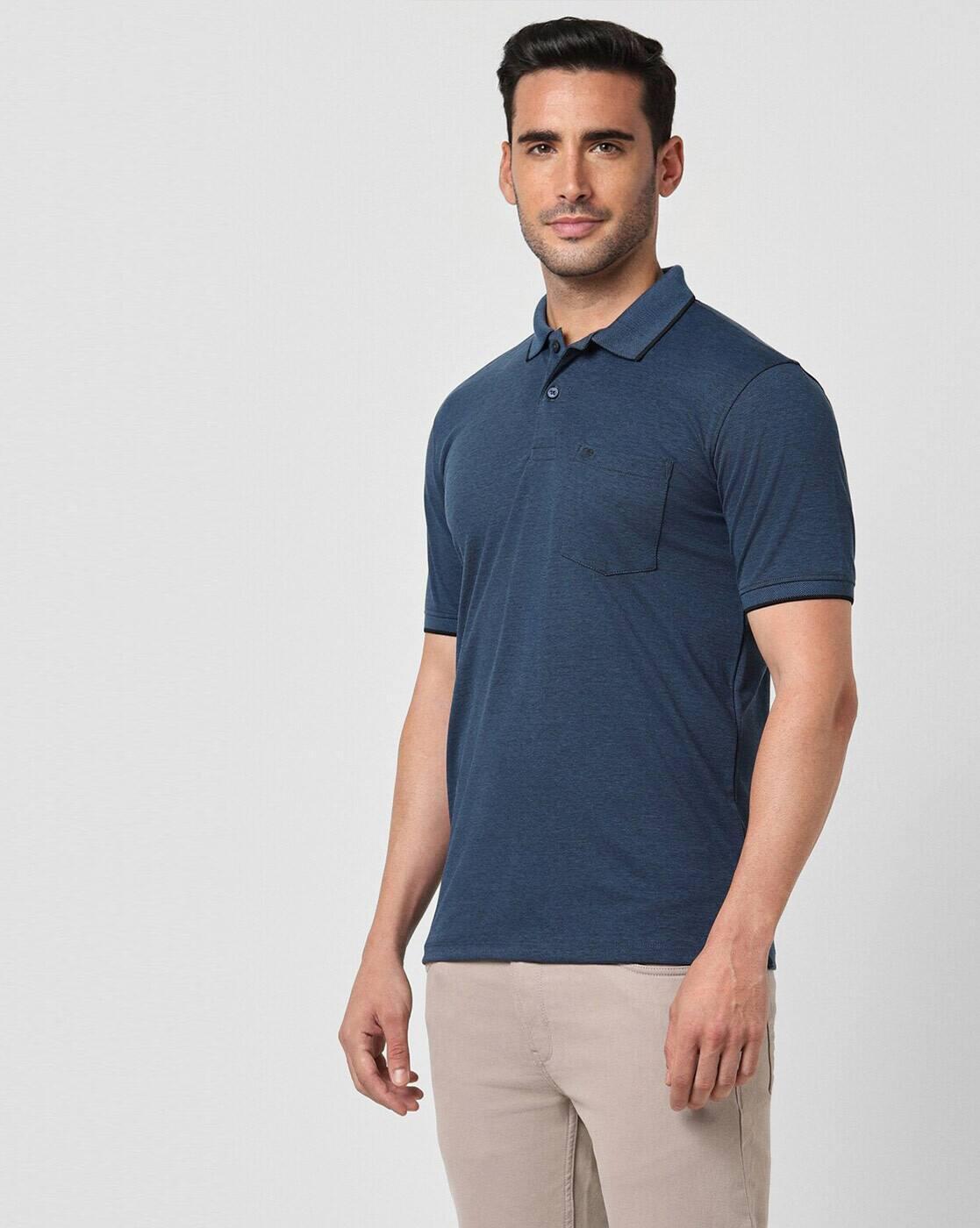 PETER ENGLAND TSHIRT  PEKWORGPT, NAVY, S