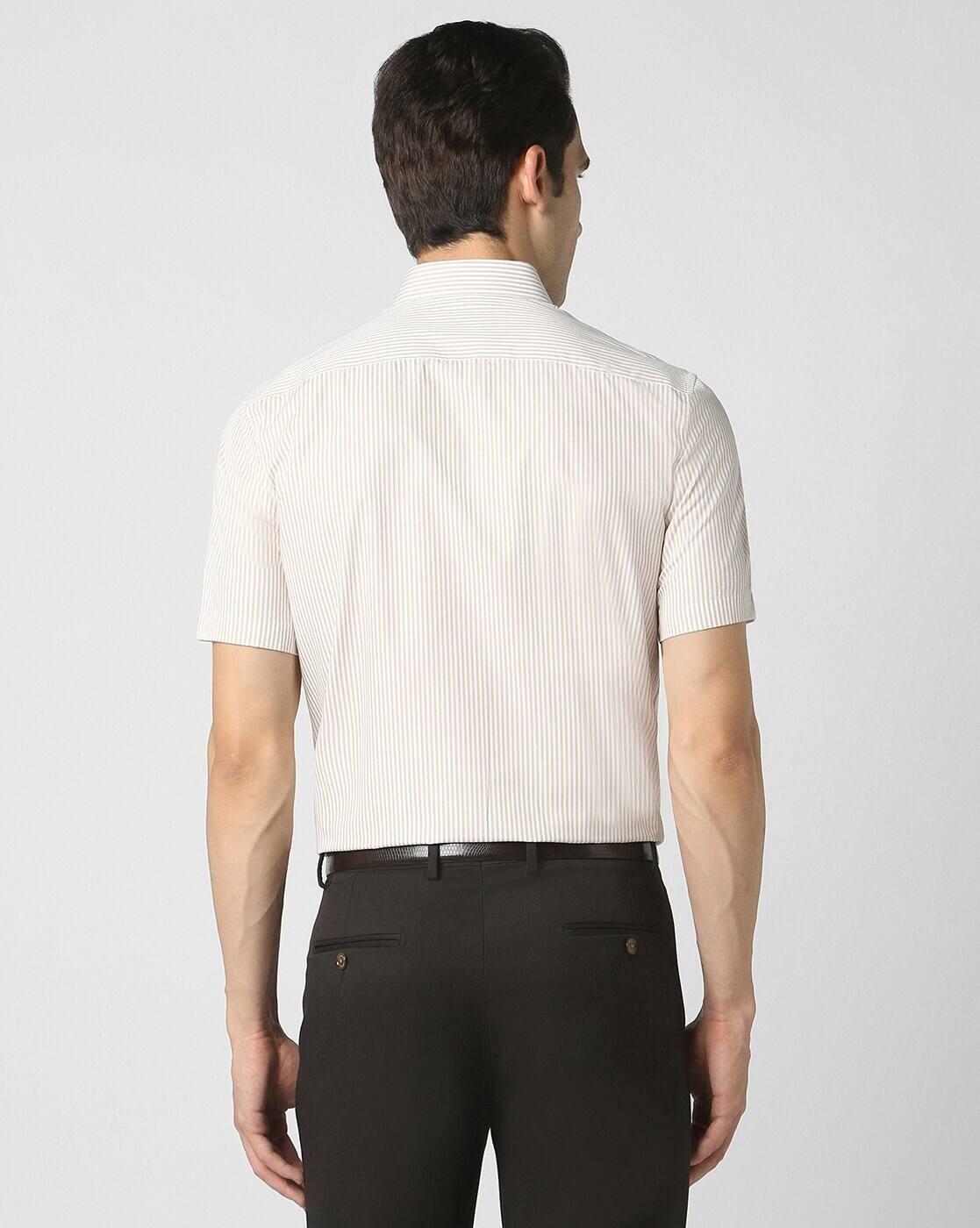 PETER ENGLAND SHIRT  PESHWNUP, BEIGE, 39