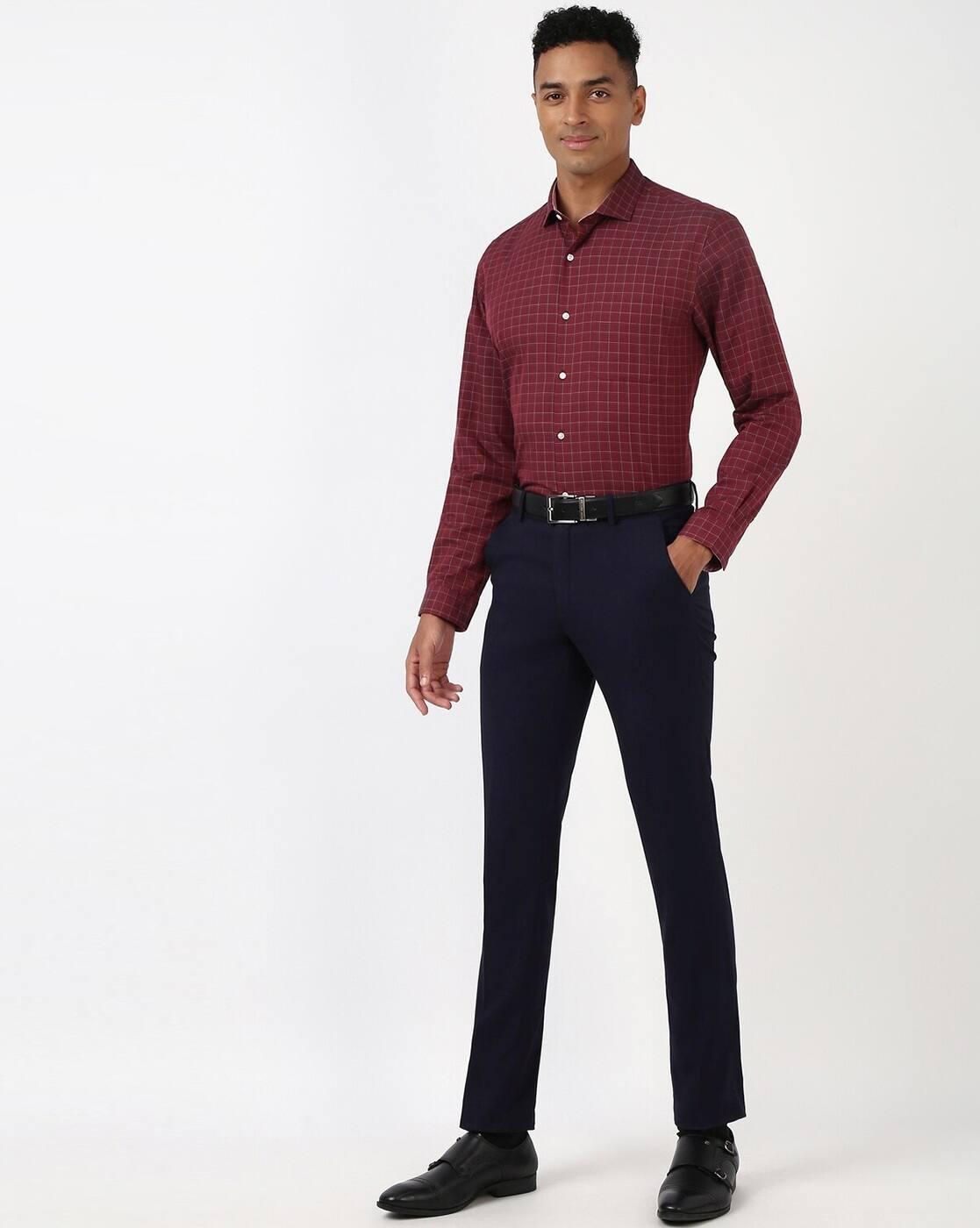 PE FORMAL WEAR TOPS SHIRTS, RED, 44