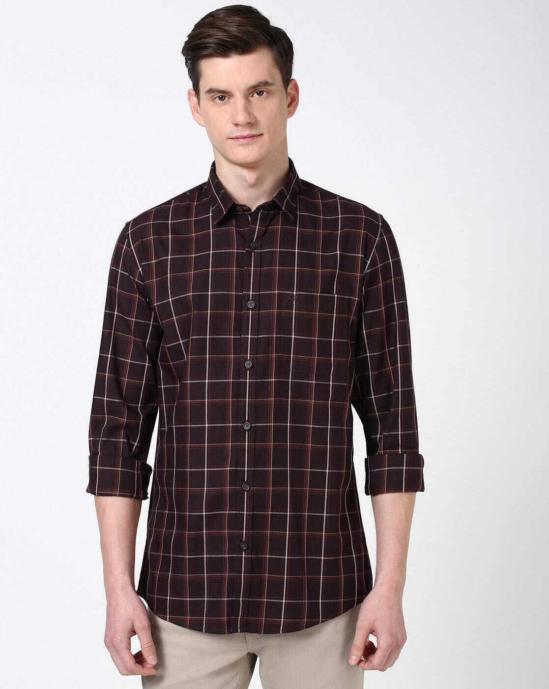 PE FORMAL WEAR TOPS SHIRTS, BROWN, 40