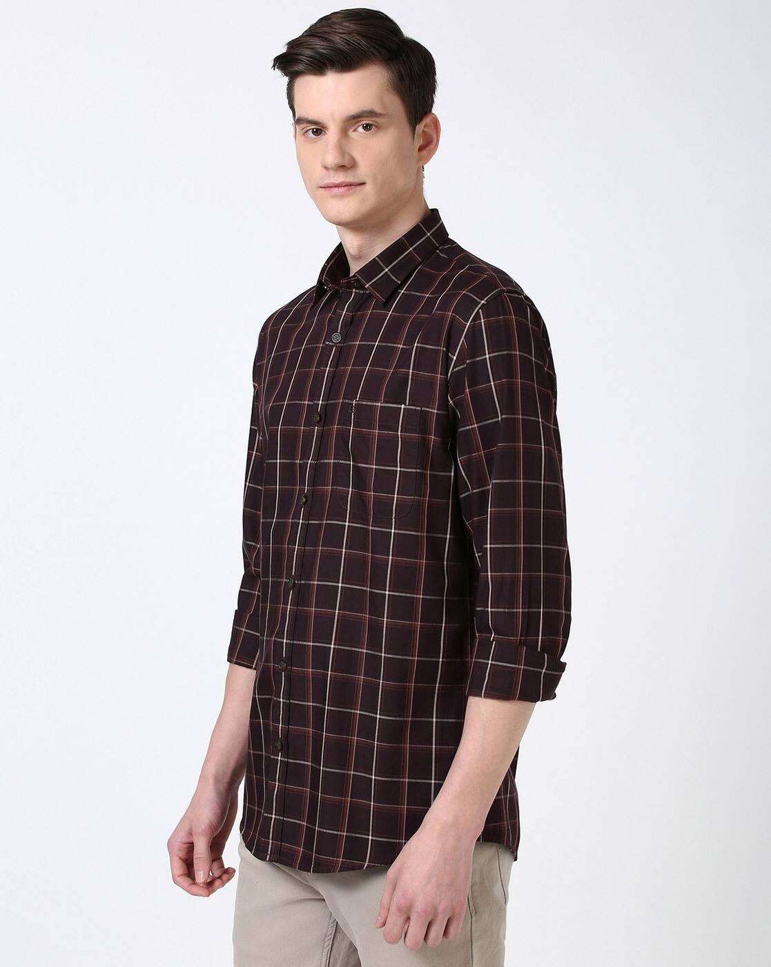 PE FORMAL WEAR TOPS SHIRTS, BROWN, 40