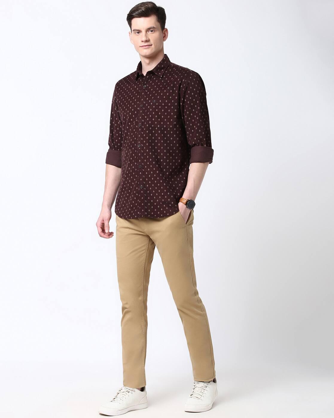 MENS WEAR, PETER ENGLAND, CHOCOLATEBROWN