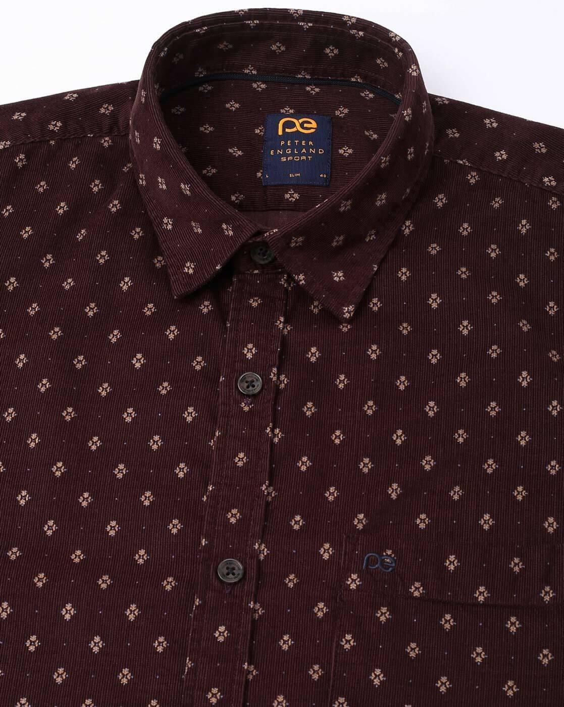 MENS WEAR, PETER ENGLAND, CHOCOLATEBROWN