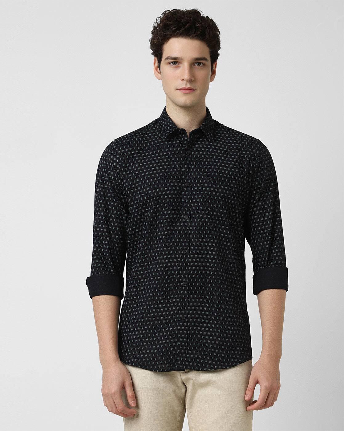 PE-MF-SS25 TOPS SHIRTS, BLACK, 42