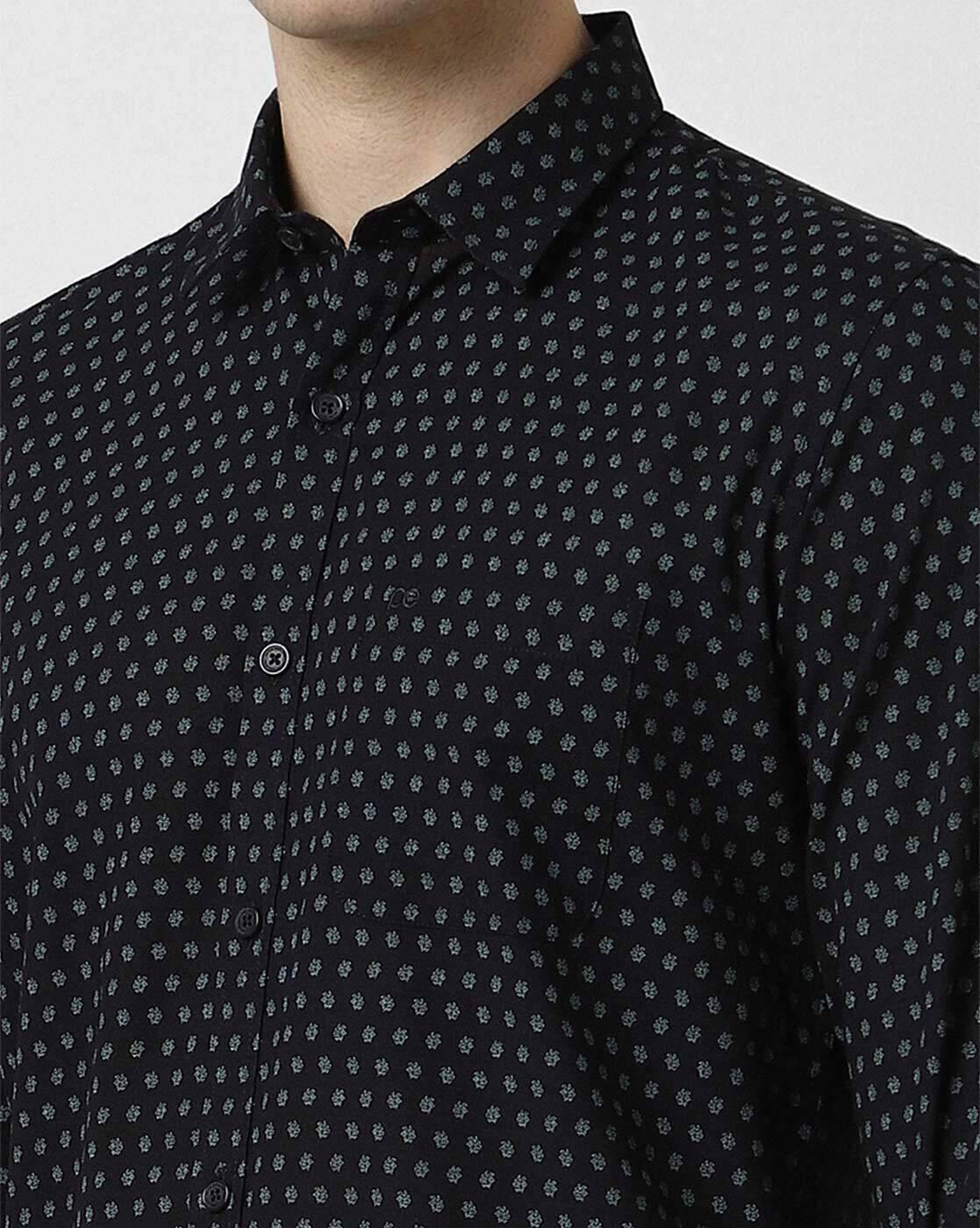 PE-MF-SS25 TOPS SHIRTS, BLACK, 46