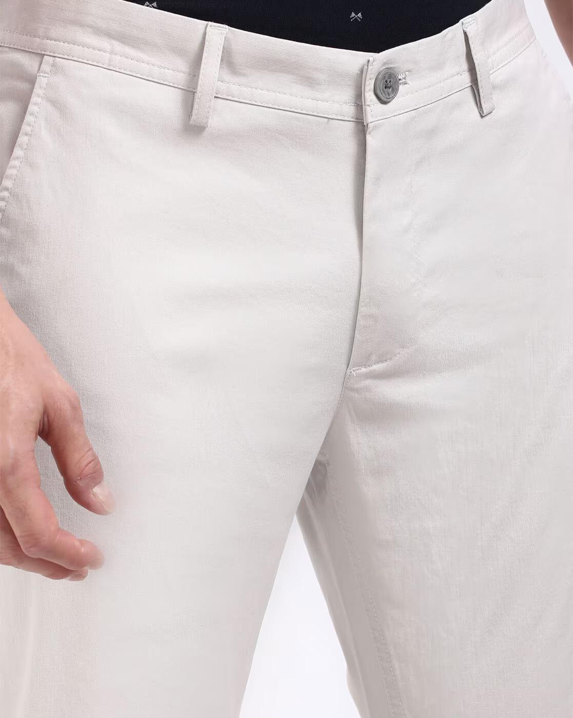 PE-MF-SS25 BOTTOMS TROUSERS, WHITE, 34