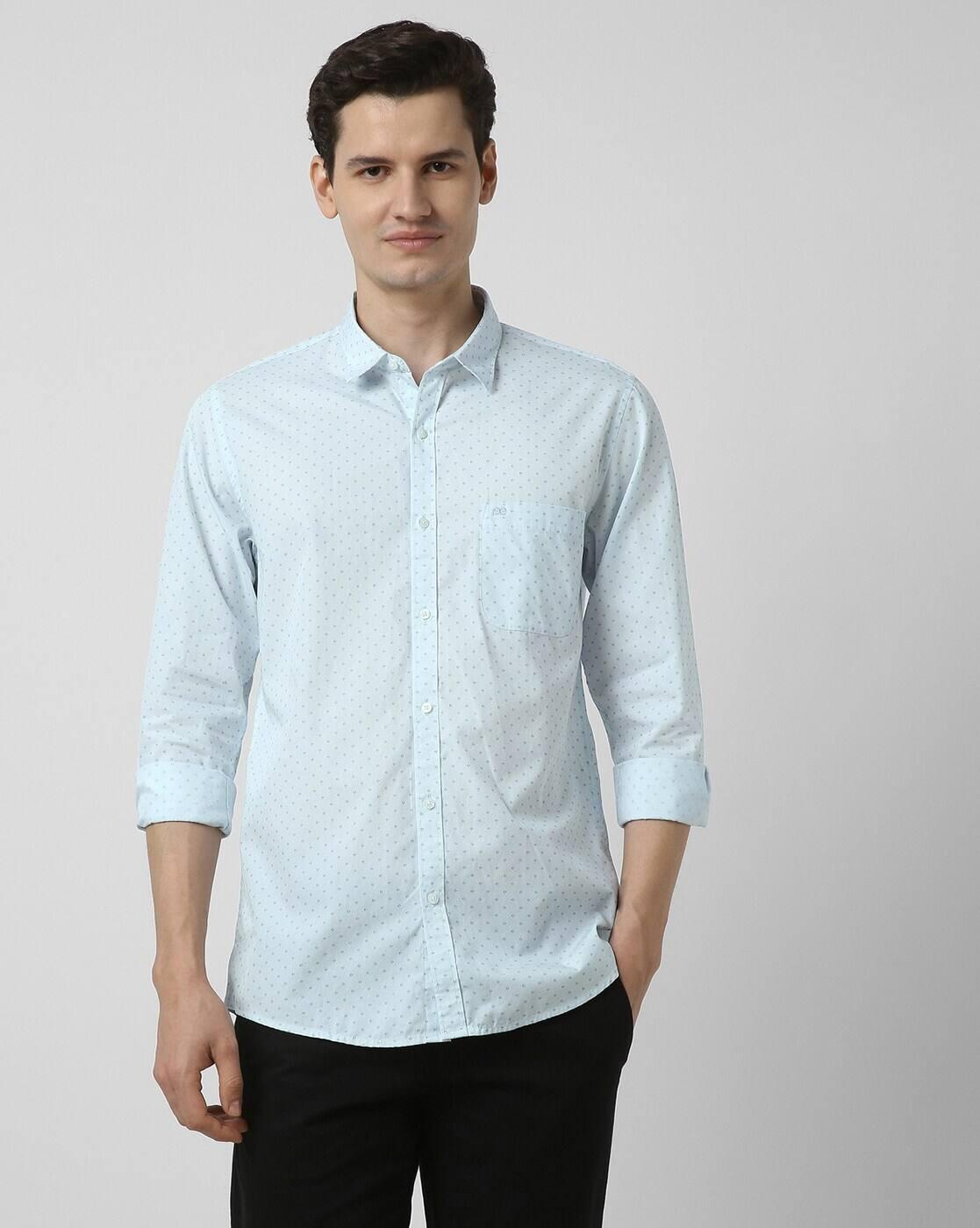 PE Casual SHIRT  PCSFSS, MEDIUM BLUE, 39
