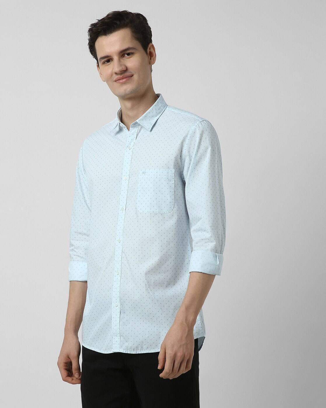 PE Casual SHIRT  PCSFSS, MEDIUM BLUE, 39