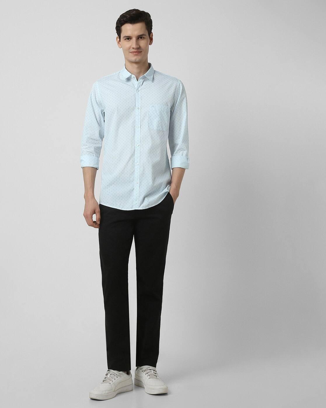 PE Casual SHIRT  PCSFSS, MEDIUM BLUE, 39