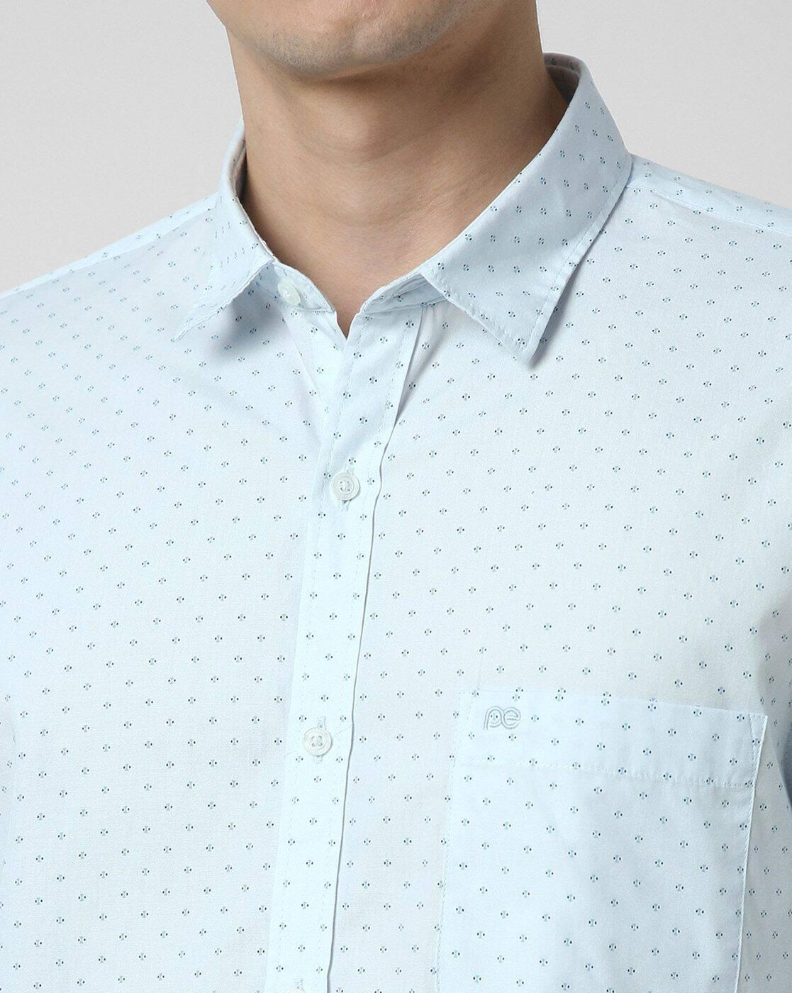 PE Casual SHIRT  PCSFSS, MEDIUM BLUE, 39