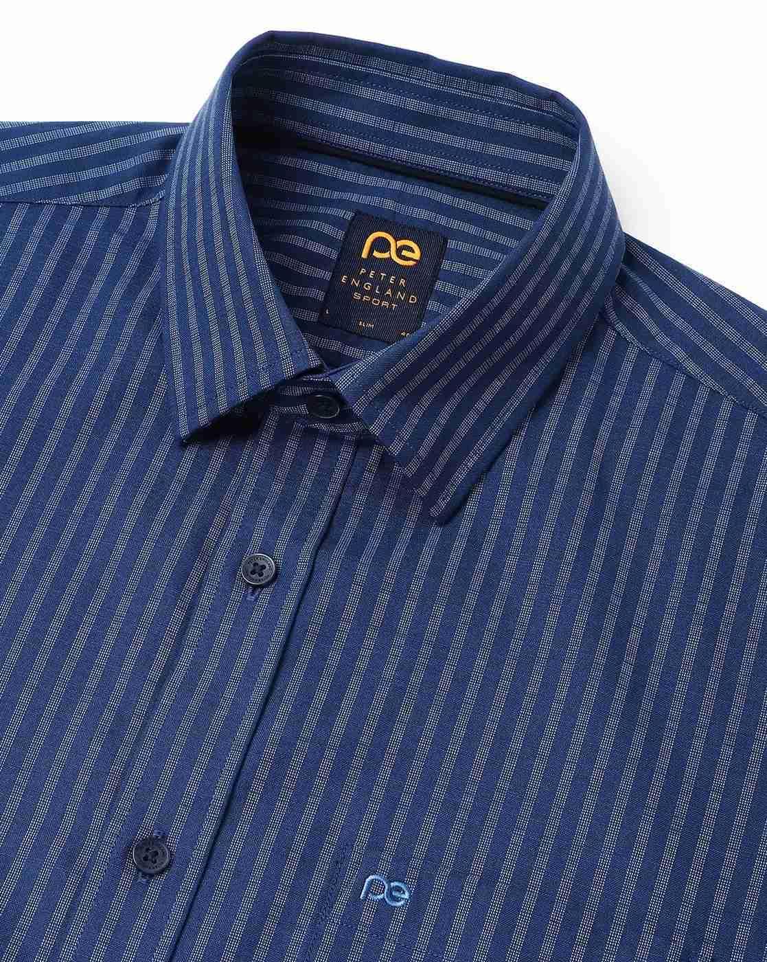 PE-AW25-MF- TOPS SHIRTS, MEDIUM BLUE, 40