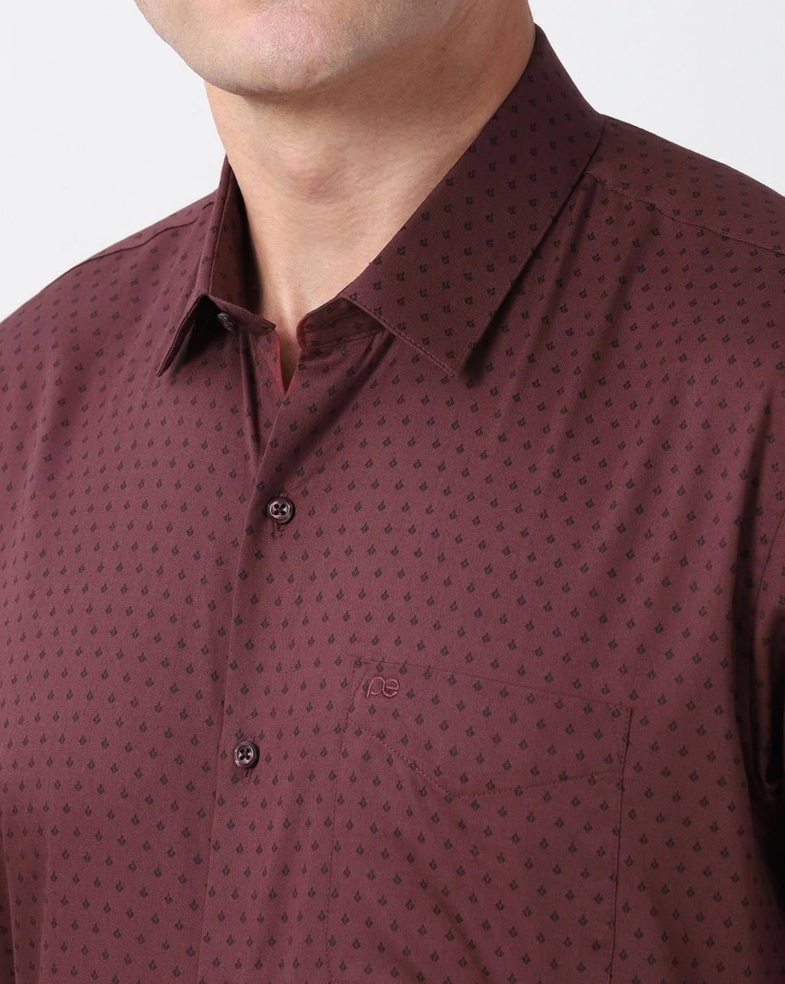 PE-MF-AW25-TOPS SHIRTS, MAROON, 39