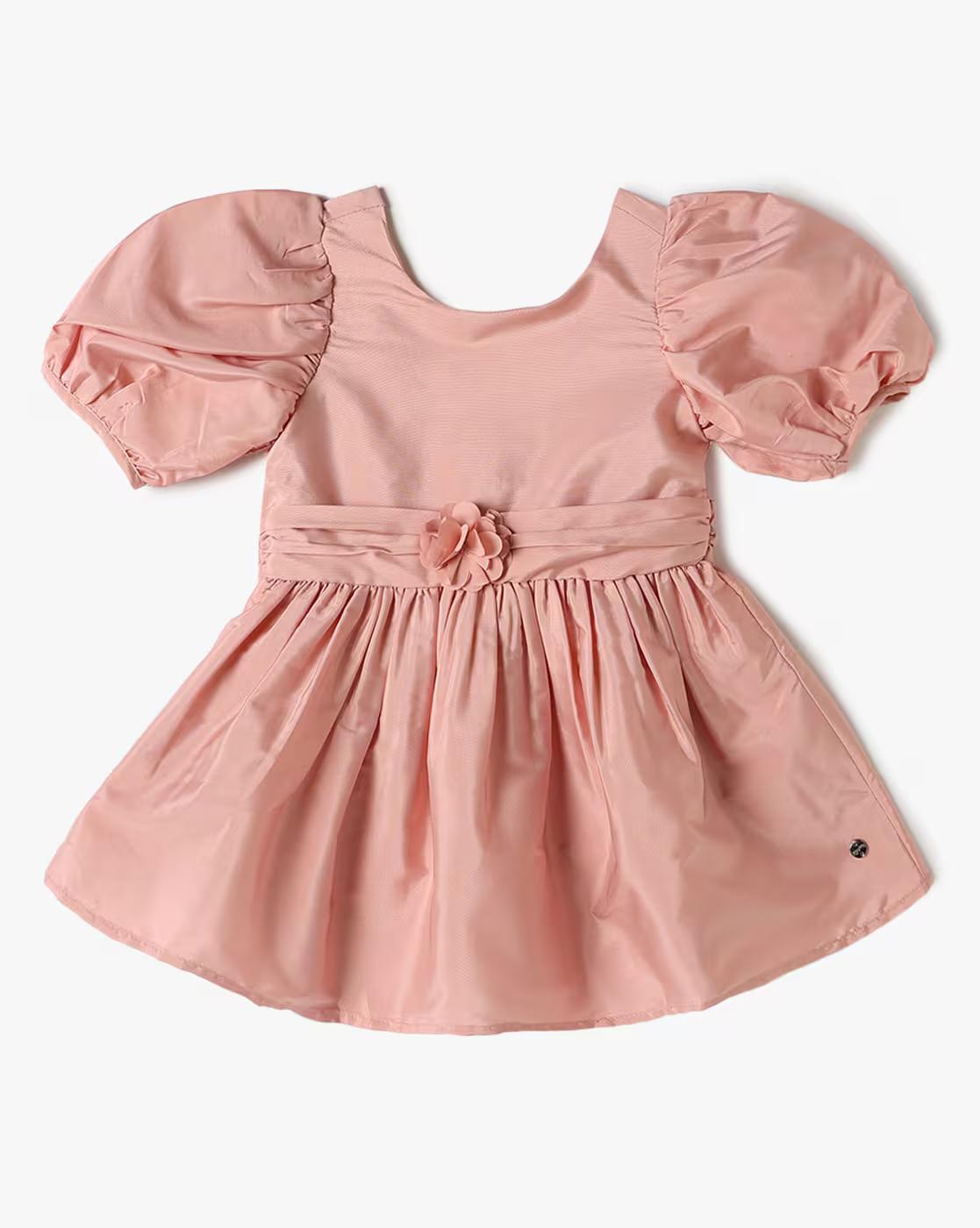 SOLID DRESS, PINK