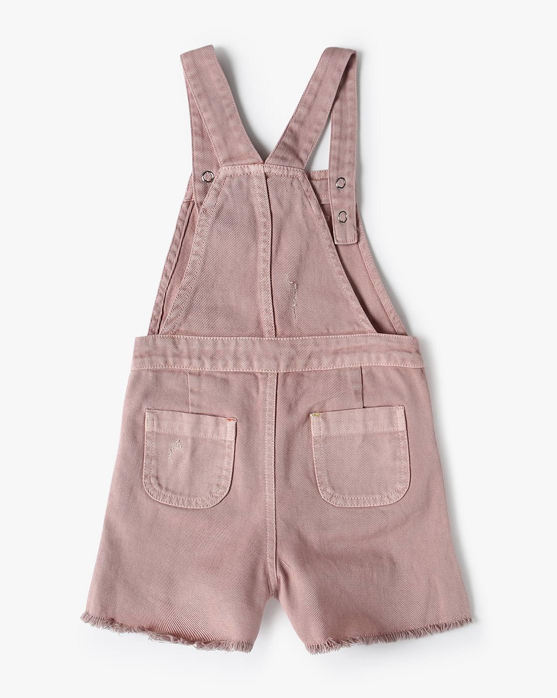 DUNGAREE WITH STRIPE TOP, MULTI