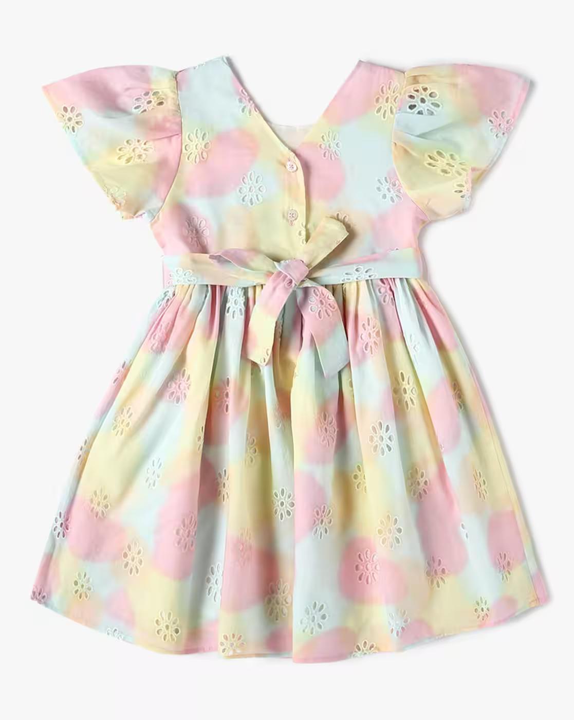 SCHIFLI DRESS, MULTI, 6-12M