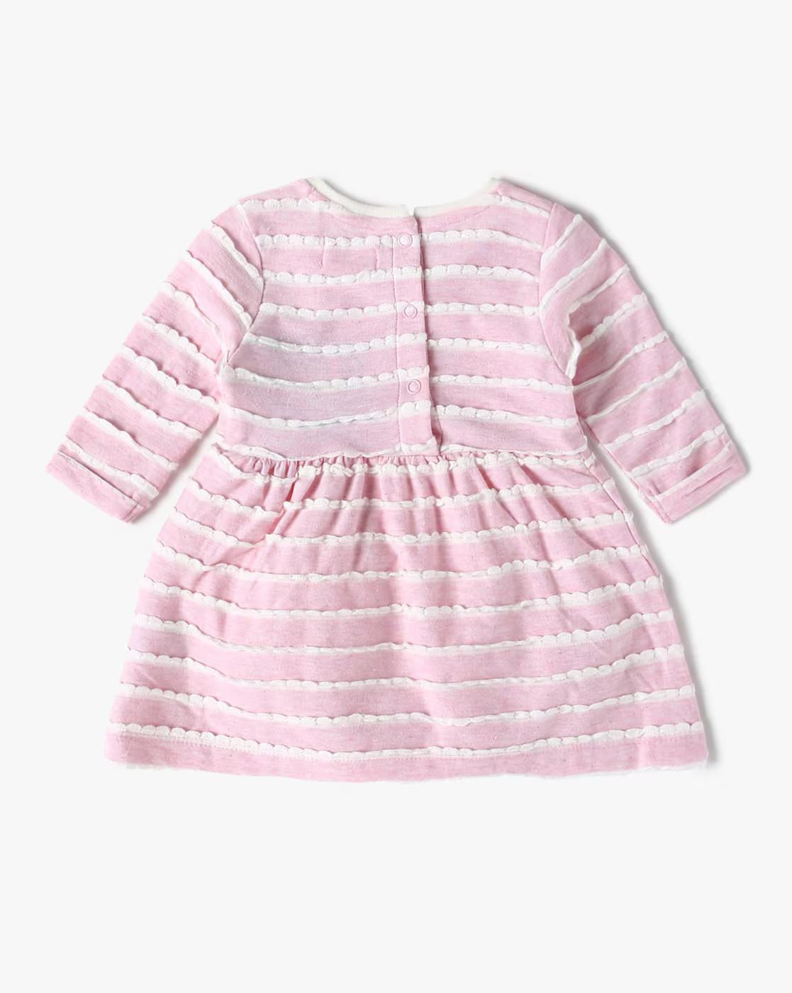 ROMPER DRESS, PINK, 0-3M