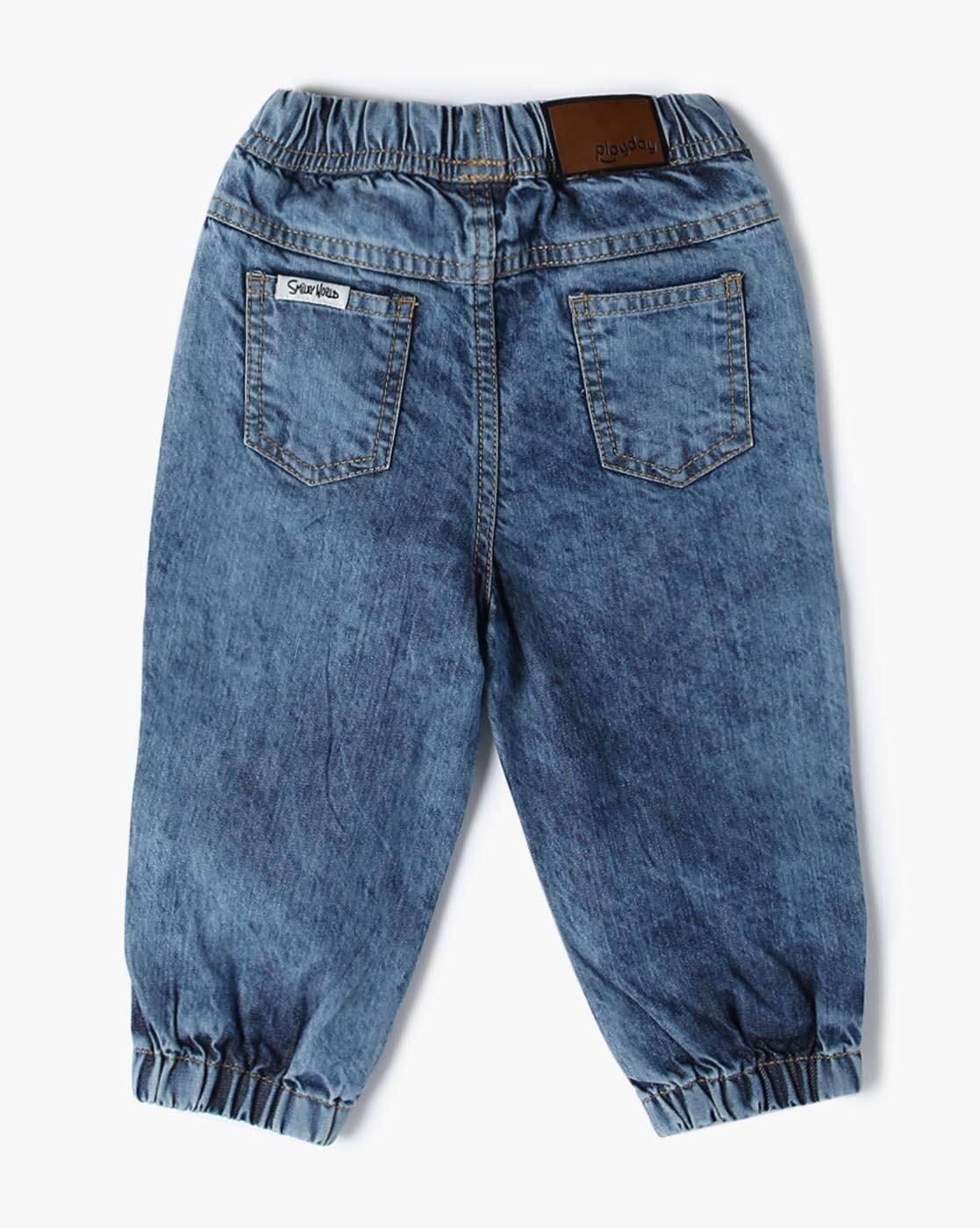 DENIM JOGGER, BLUE, 12-18M