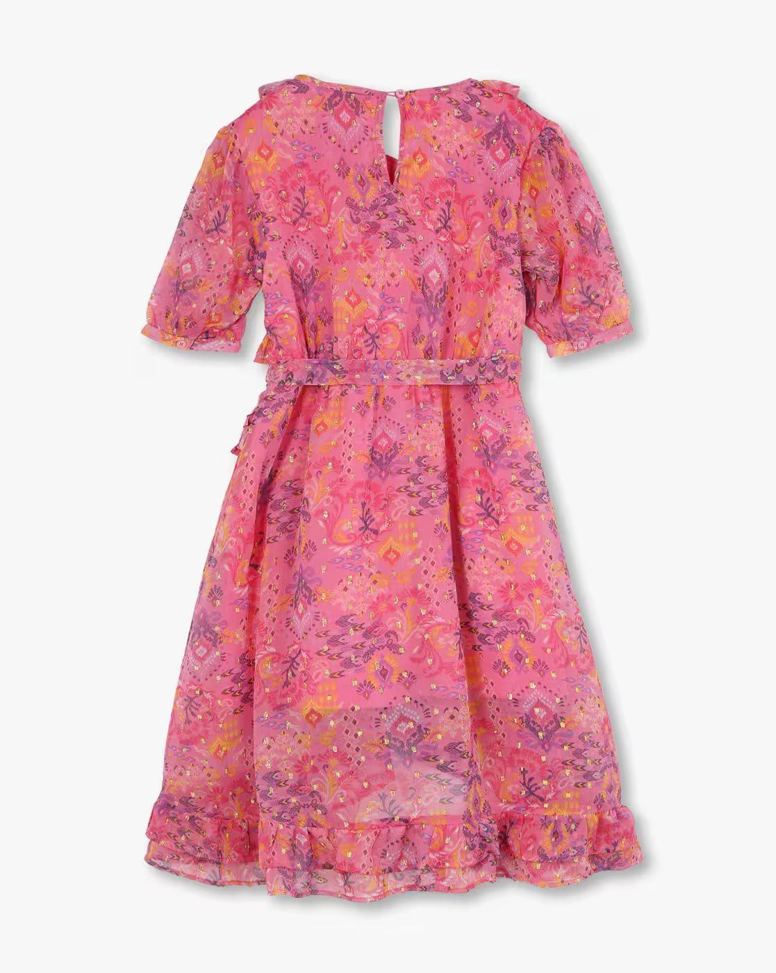 PRAIRIE DRESS, PINK, 3-4Y