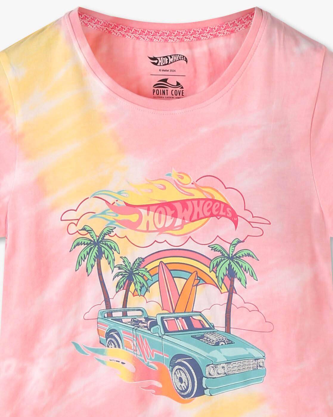 BOXY TEE W\CUFF, MULTI, 3-4Y